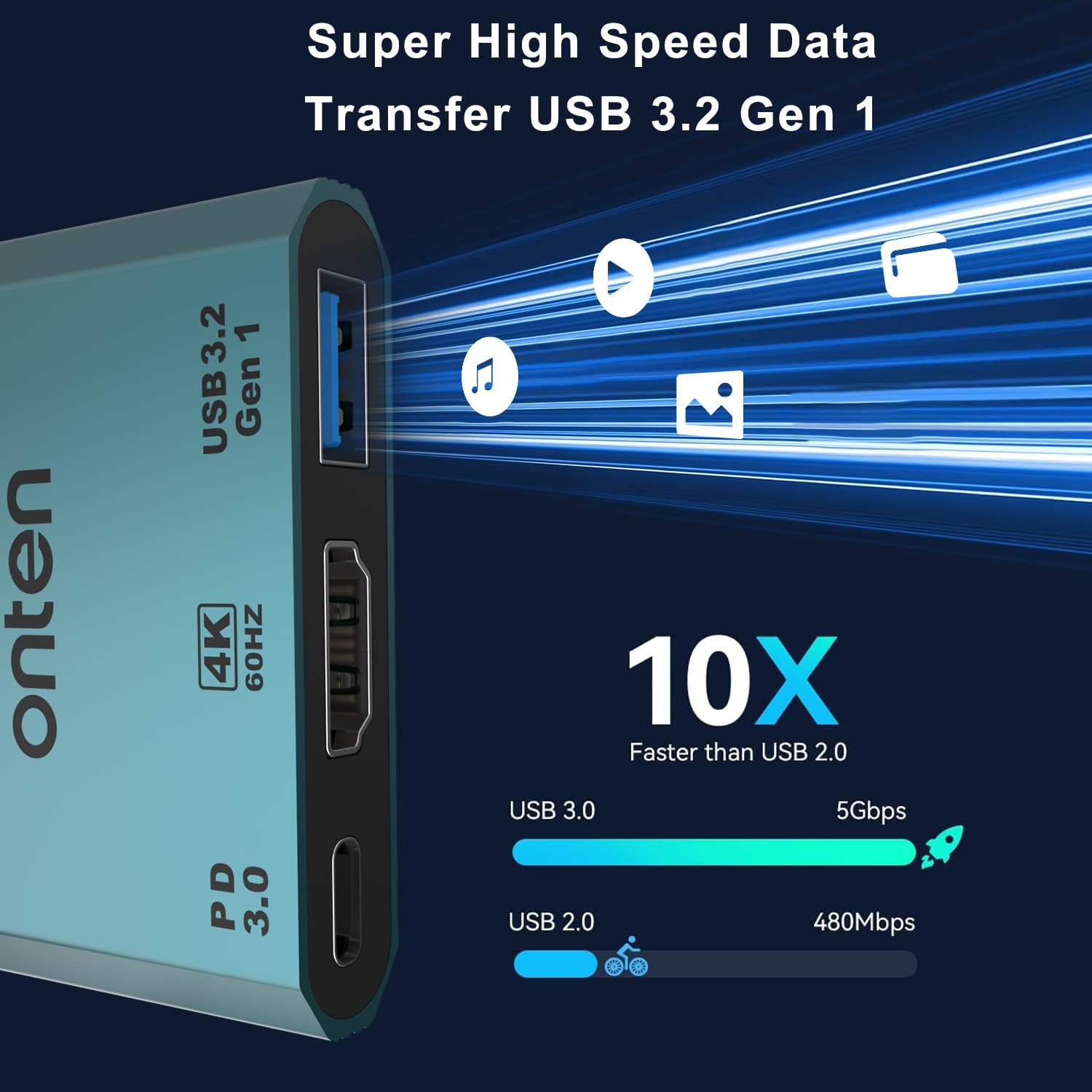 3-In-1-USB-c-To-HDMI-4k-60hz-Adapter,-Onten-UC301-1