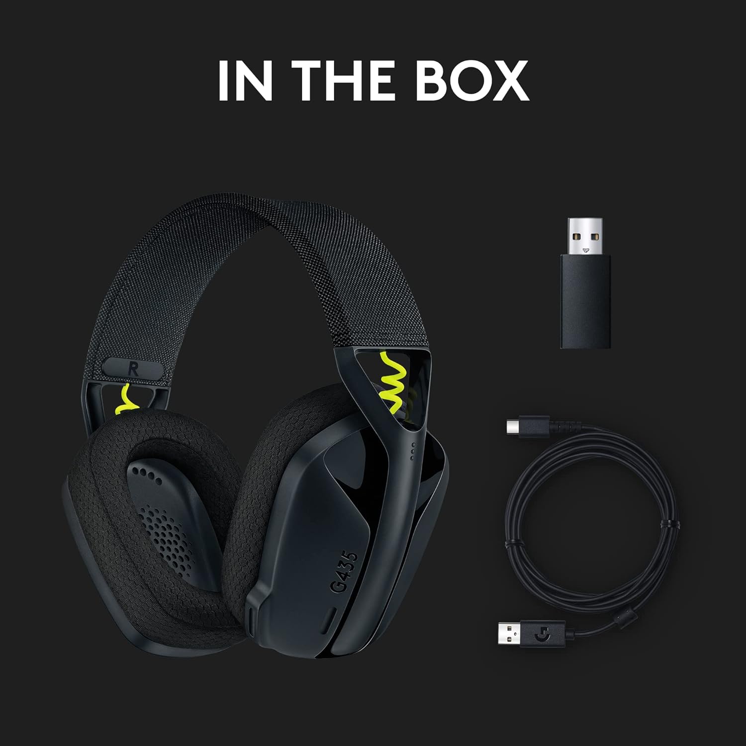 G435 Bluetooth Gaming Headset, Black (981-001051)