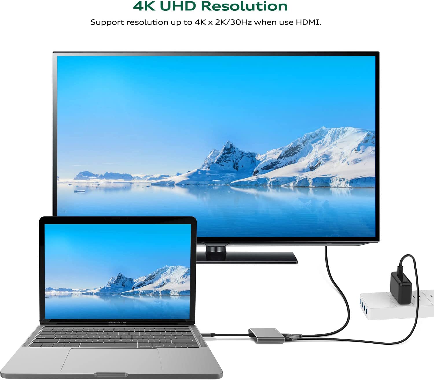 Onten Multifunction USB Type-C HUB Adapter, OTN-9175D