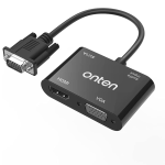 Onten VGA To HDMI+VGA Converter, OTN-5138HV