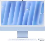 Apple iMac M4 10-Core CPU, 10-Core GPU, 16GB RAM, 256GB SSD, 24-inch Nano-Texture Glass – Blue