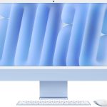 Apple iMac M4  8-Core CPU, 8-Core GPU, 16GB RAM, 256GB SSD, 24-inch Standard Glass – Blue