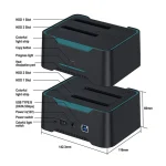 Onten UHD6 Dual-Bay 2.5/3.5 SATA Docking Station - Image 2