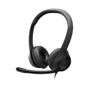 Logitech H390 USB Headset Black with Noise Cancelling Microphone.