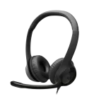 Logitech H390 USB Headset Black with Noise Cancelling Microphone.